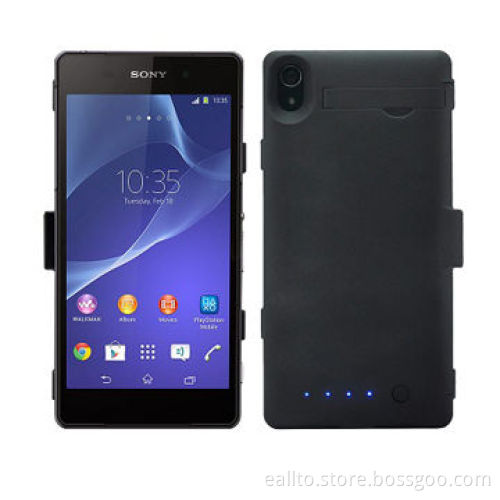 Wallet Battery Cases for Sony Xperia Z2, 3,500mAh Capacity